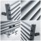 Handdoekradiator CV Modern 120cm x 40cm - Antraciet | Magera