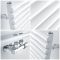 Handdoekradiator CV Modern 106,5cm x 40cm - Wit | Magera