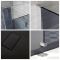 Inloopdouche 2 Vaste Rookglas Douchewanden | Keuze Afmeting en Afwerking Steeneffect Douchebak | 30cm Zijwand Optie | Portland-Luna