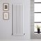 Verticale Design Radiator Dubbel Paneel 140cm x 47,2cm - Wit | Revive