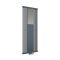 Designradiator Verticaal met Spiegel 170cm x 64cm - Steengrijs | Lublin