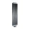 Designradiator Verticaal 172cm x 39cm - Mat Zilver | Tatra