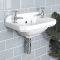 Duoblok Toilet en Wastafel 51.5cm Hangend Klassiek Wit | Richmond