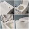Hangend Toilet Modern Wit met Hoog Muurframe | Keuze Bedieningsplaat | Halwell