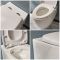 Hangend Toilet Randloos Modern Wit met Kort Muurframe | Keuze Bedieningsplaat | Kenton
