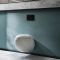 Hangend Toilet Modern Wit met Hoog Muurframe | Keuze Bedieningsplaat | Langtree