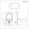 Japans Toilet | Hirayu Stortbak Ombouw Touch-free Bedieningspaneel Hangend Zwart 50cm | Saru