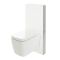 Hangend Toilet | Milton Stortbak Ombouw Touch-free Bedieningspaneel Wit 50cm | Saru