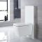 Hangend Toilet | Milton Stortbak Ombouw Touch-free Bedieningspaneel Wit 50cm | Saru