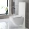 Toilet Randloos Wit met WC-bril en Stortbak met Ombouw Wit | Exton