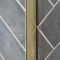 Vaste Douchewand 195cm Hoog met Stabilisatiestang - Antiek Messing | Keuze Afmeting en Optie Zijwand | Alama