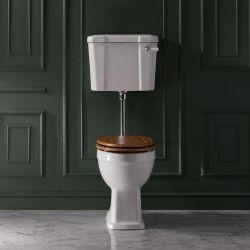 Toilet met Laaghangend Reservoir | Keuze Afwerking Toiletzitting, Valpijp en Spoelhendel | Richmond