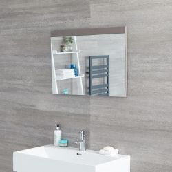 Badkamerspiegel Mat Grijs 50 x 70cm - Newington