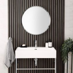 Wandspiegel Rond 60cm Chromen | Annalise