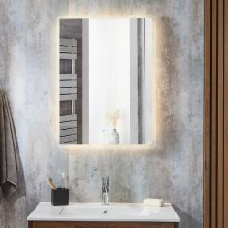 Wandspiegel 60cm x 80cm Modern met LED-Verlichting | Dawson