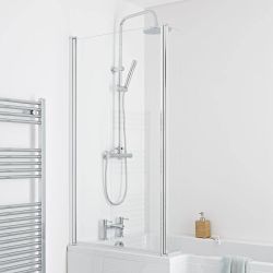 Badwand L-Vormig 80cm x 140cm | Keuze Afwerking