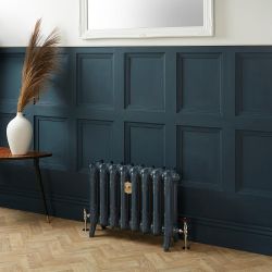 Gietijzeren Radiator 2 Kolommen 51cm Hoog - Hague Blue 30 van Farrow & Ball | Kies de Breedte | Charlotte