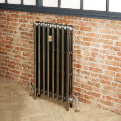 Gietijzeren Radiator 3 Kolommen 76cm Hoog Gepolijste Afwerking | Kies de Breedte | Mercury