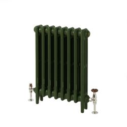 Gietijzeren Radiator met 3 Kolommen - Duck Green W55 van Farrow & Ball | 56cm Hoog x Kies de Breedte | Mercury