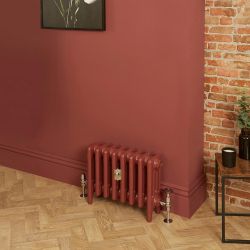 Gietijzeren Radiator 4 Kolommen 56cm Hoog - Eating Room Red 43 von Farrow & Ball | Kies de Breedte | Mercury
