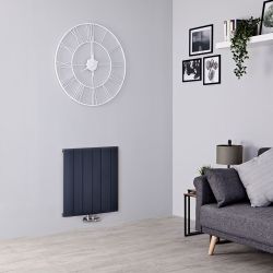 Design Radiator Horizontaal Aluminium Antraciet H.60cm x Kies De Breedte | Aurora