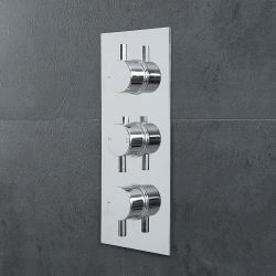 Douchekraan Thermostatisch Inbouw 2-Weg  Chroom | Como