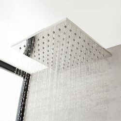 Vierkante RVS Hoofddouche 40x40cm | Kubix