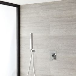 Harting Douchekraan met Vierkante Handdouche - Chroom