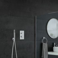 1-weg Inbouw Thermostaatkraan + Handdouchecombinatie - Modern | Como