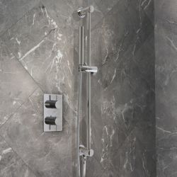 Douchekraan Thermostatisch 1-Weg met Handdouche en Glijstang Modern | Keuze Afwerking | Otto