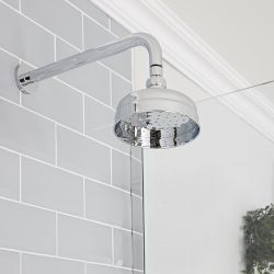 Douchekop Klassiek 15cm Rond met Douchearm 34,2cm Chroom | Elizabeth