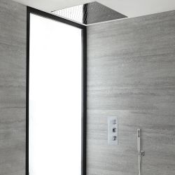 Douchesysteem Thermostatisch Chromen | Creëer Uw Eigen Douchesysteem | Kubix