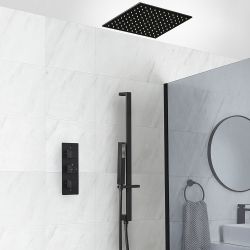Douchesysteem Thermostatisch Zwart | Creëer Uw Eigen Douchesysteem | Preto