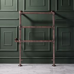 Elektrische Handdoekradiator Klassiek Geborsteld Brons 96,6cm x 67,3cm | Countess