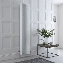 Kolomradiator Verticaal 4-Koloms Klassiek Wit | Keuze Afmetingen en Optionele Poten | Windsor