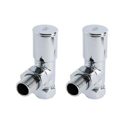 Radiatorkranen Rond Haaks Chroom