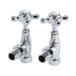 Radiatorkranen Haaks Klassiek - Chromen | Select