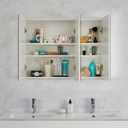 Spiegelkast Wit 90 x 65cm | Cluo