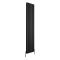 Hudson Reed Revive - Verticale Aluminium Designradiator Dubbellaags (180cm x 59cm) – Antraciet