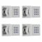 Doucheset - 2-Weg Thermostatische Douchekraan met Plafond Douchekop en Zijdouches Chroom | Kubix