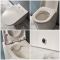 Staand Toilet Modern Wit met Softclose WC-bril | Alswear