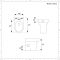 Toilet Staand Keramisch Inclusief Soft-close WC-Bril Wit | Covelly