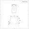 Toilet Staand Keramisch Vierkant Inclusief Soft-close WC-Bril Wit | Milton