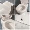 Toilet Staand Keramisch Inclusief Soft-close WC-Bril Wit| Select