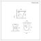 Staand Toilet Modern met Soft-Close Toiletzitting | Marbury