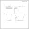 Duoblok Toilet Modern met Soft-Close Toiletzitting | Keuze Afwerking Spoelknop | Marbury