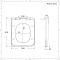 Longton Duroplast Zachtsluitende Toiletbril Easy Fix & Bovenaansluiting