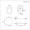 Duoblok Toilet en Wastafel 50cm met Zuil Wit | Covelly