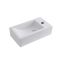 Fontein Toilet Keramiek Rechthoekig B.45 x D.25cm Met 1 x Kraangat Wit | Sandford