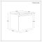 Hangend Wastafelmeubel 60cm met Wastafel | Keuze Afwerking en Meubelgrepen | Cluo